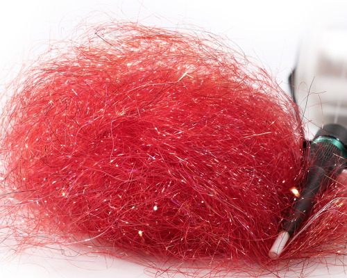 Baitfish ULTRA Sparkle Dubbing, Red UVR / 42 Baitfish ULTRA Sparkle Dubbing, Red UVR / 42